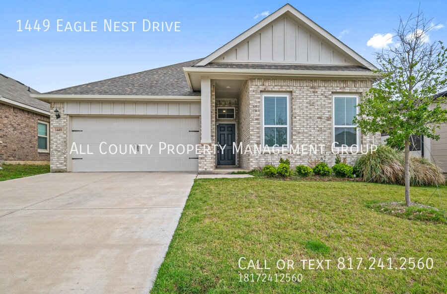 1449 Eagle Nest Dr, Azle, TX 76020 House Rental in Azle, TX