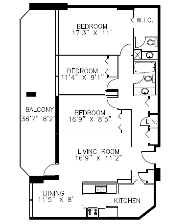 3BR/2BA - 40 Parkcrest Dr