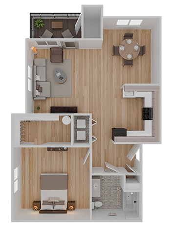 Plano de planta - Eastpark Apartment Homes