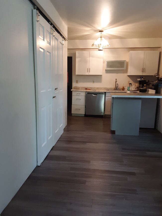 Apt 1 - open concept kitchen/LR - 523 E State St