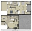 3 Bedroom 2 and 1/2 Bathrooms Townhome