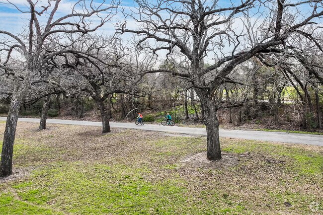 Residents of Northside can stroll or bike along the trails at Rockwood Park.