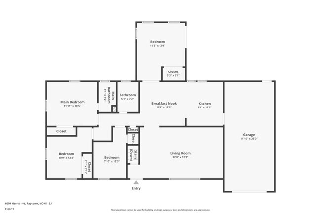 Foto del edificio - Lovely 3 Bedroom in Raytown