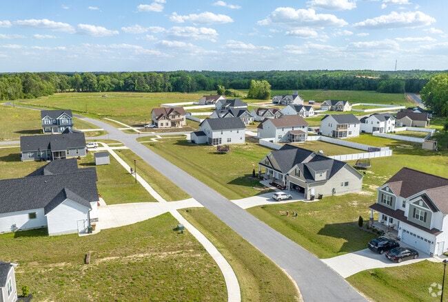 Smithfield has many homes with spacious yards.