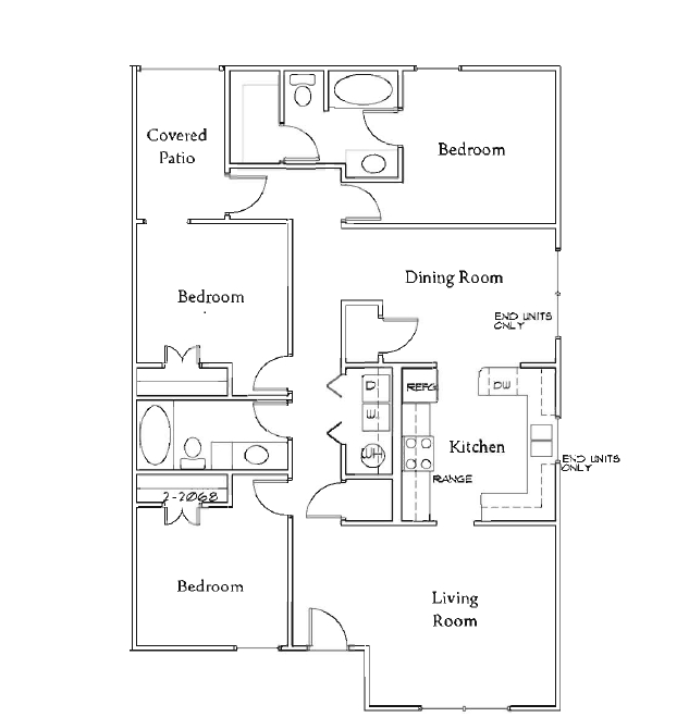 Plano de planta - Stonegate