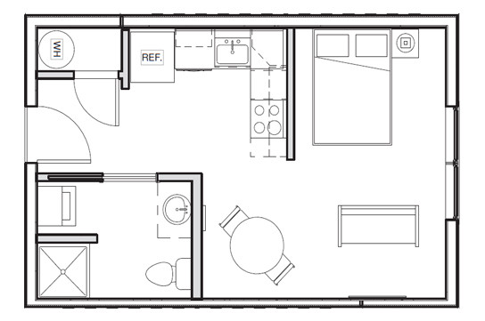 Estudio - Fisterra Garden Townhomes