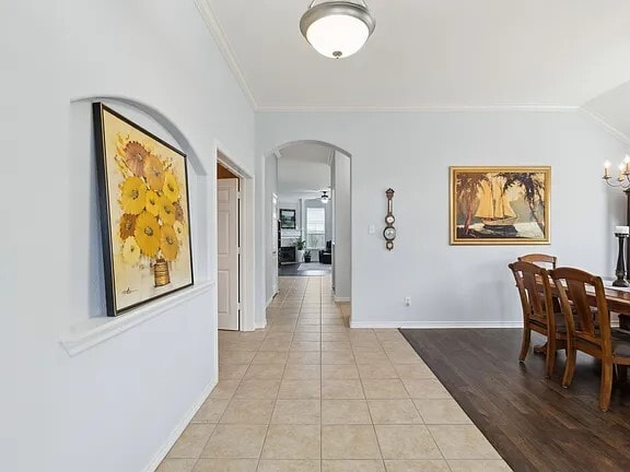 Hall to family room - 5900 Parkplace Dr