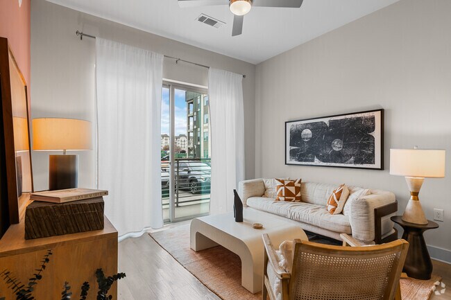 1 habitación, 1 baño, 722 pies cuadrados, sala de estar - Luxia Preston