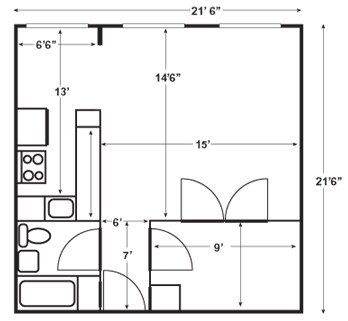 Studio - Chasselton Apartments