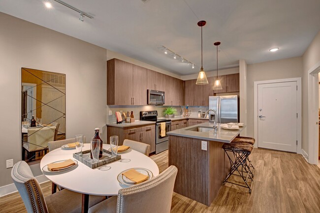 Large Dining Space off the Open Kitchen - River House