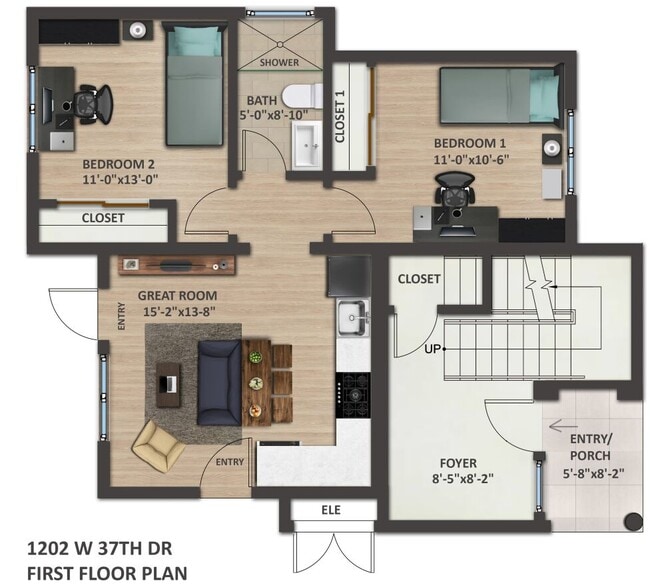 Building Photo - 1202 W 37th Dr