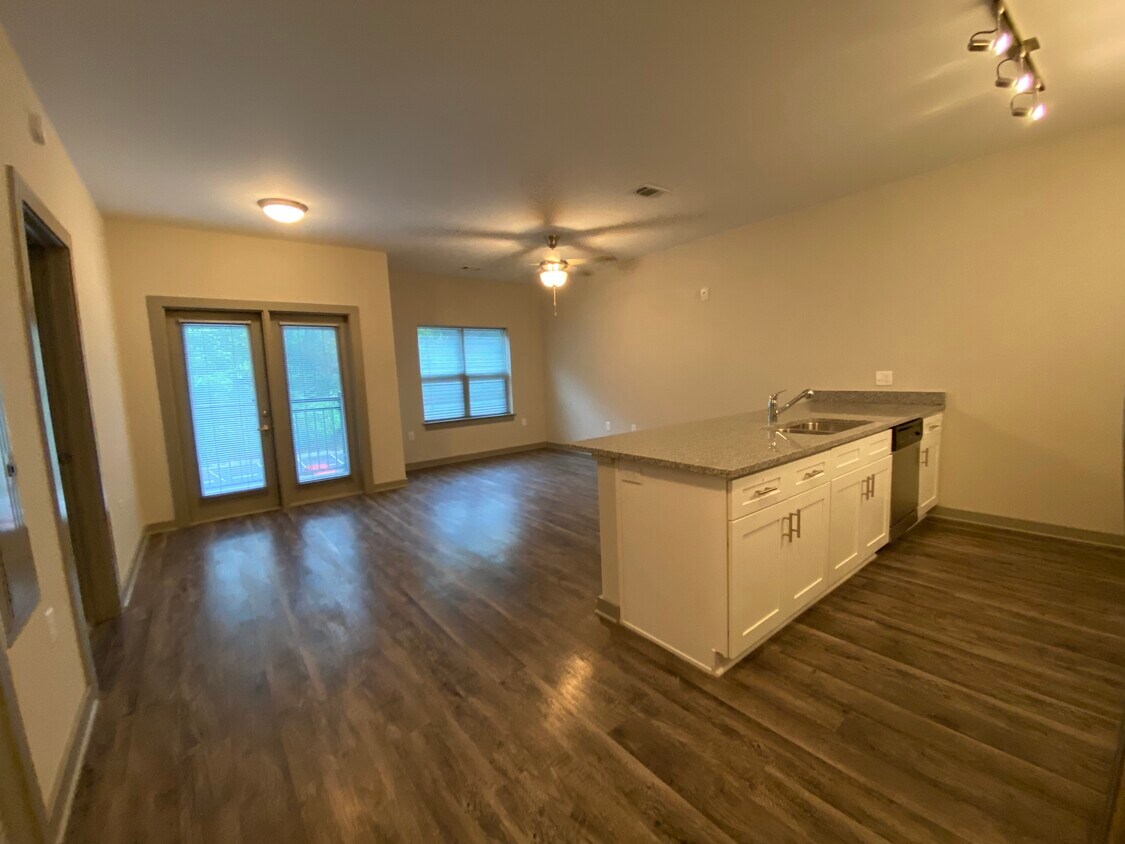 Open Floor Plan Main Room and Island - 782 Riverfront Pky