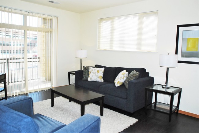 1 Bedroom Living Room - WINGRA POINT RESIDENCES LLC