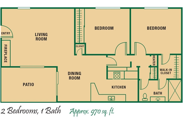 2HAB/1BA - Magnolia Gardens