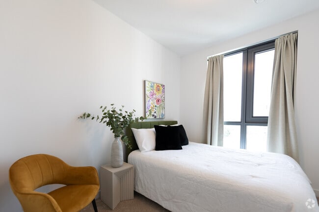 2BR, 1BA - 742SF - Bedroom - NUVO - 1442 Highland Road West