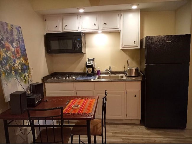 Kitchen w/ stove top, microwave, toaster oven, full-sized refrigerator,DR table w/ 4 chairs - 23 Rexford St