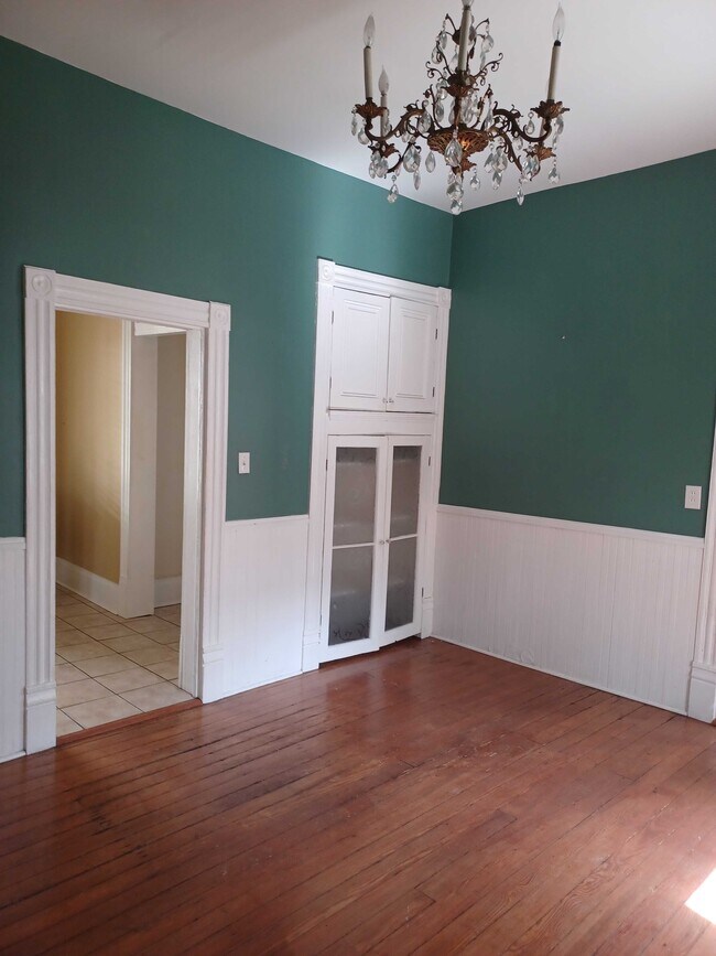 built-in china cabinet in dining room - 514 Mountain Ave SW