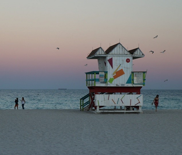Miami's beautiful beaches are minutes from Lower Riviera