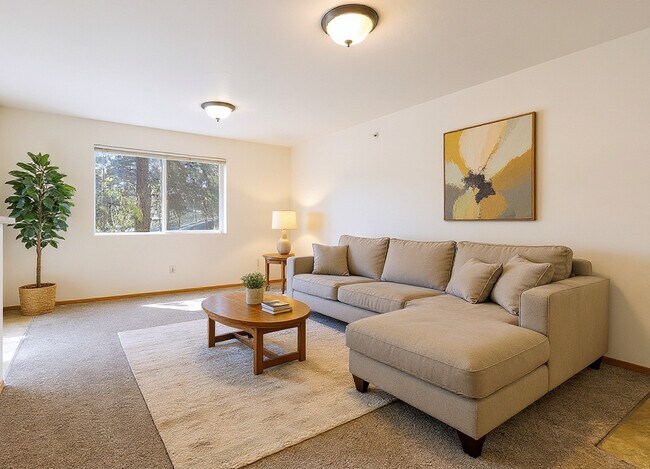 Ejemplo de sala de estar - Brookside Park Apartments