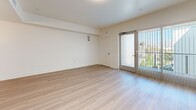 Located at 521 W Colorado St in Glendale, CA, this well-appointed one-bedroom, one-bathroom unit offers a thoughtfully designed single-floor layout. The open-concept living and kitchen area is anchored by light wood-tone flooring and crisp white walls, creating a bright and airy atmosphere. The kitchen is equipped with stainless steel appliances — including a refrigerator, range, microwave, and dishwasher — complemented by rich dark-toned cabinetry that extends to the ceiling for ample storage. A skylight overhead floods the kitchen with natural light. Tall, built-in cabinetry provides additional storage near the kitchen entry. The living area features a glass door leading to an outdoor area, allowing natural light to pour in and offering views of the surrounding neighborhood. The bedroom is carpeted for comfort and includes a sliding-door closet, along with a large window that brings in generous daylight and outdoor views. The full bathroom features light tile flooring, a full soaking tub, and a clean, minimalist design. In-unit laundry adds everyday convenience. Throughout, the unit maintains a clean, modern aesthetic with a neutral palette and efficient use of space.