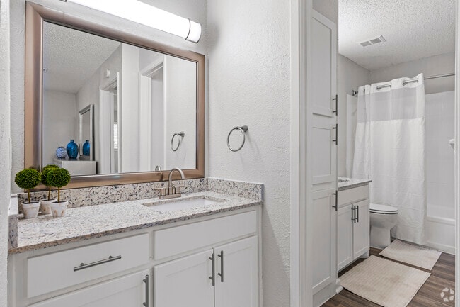 2BR, 1BA - 1062SF - Bathroom - AMP @ The Grid