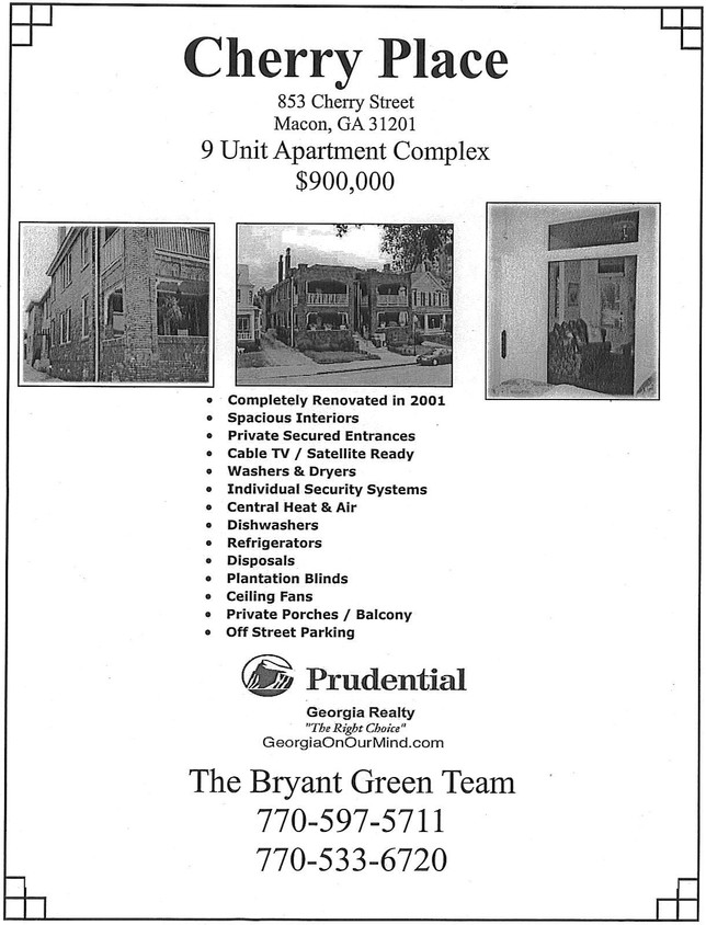 Flyer - Cherry Place Apartments