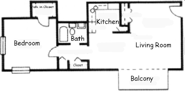 1BR/1BA - Madison Gardens