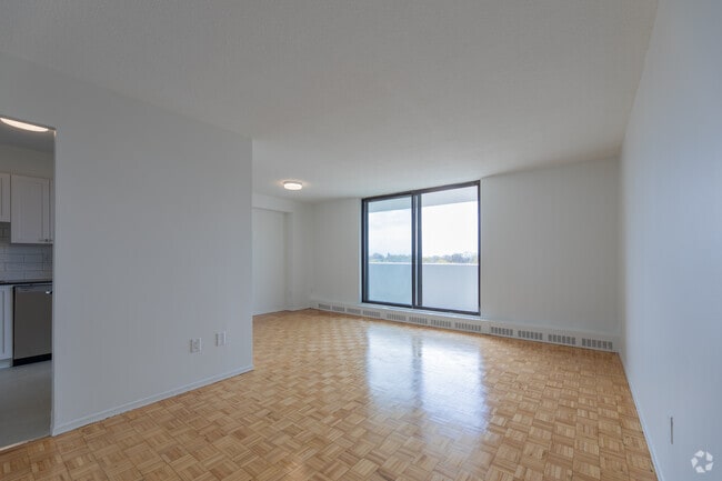 1BR, 1BA - 683SF - Living Room - 50 Burnhill Road
