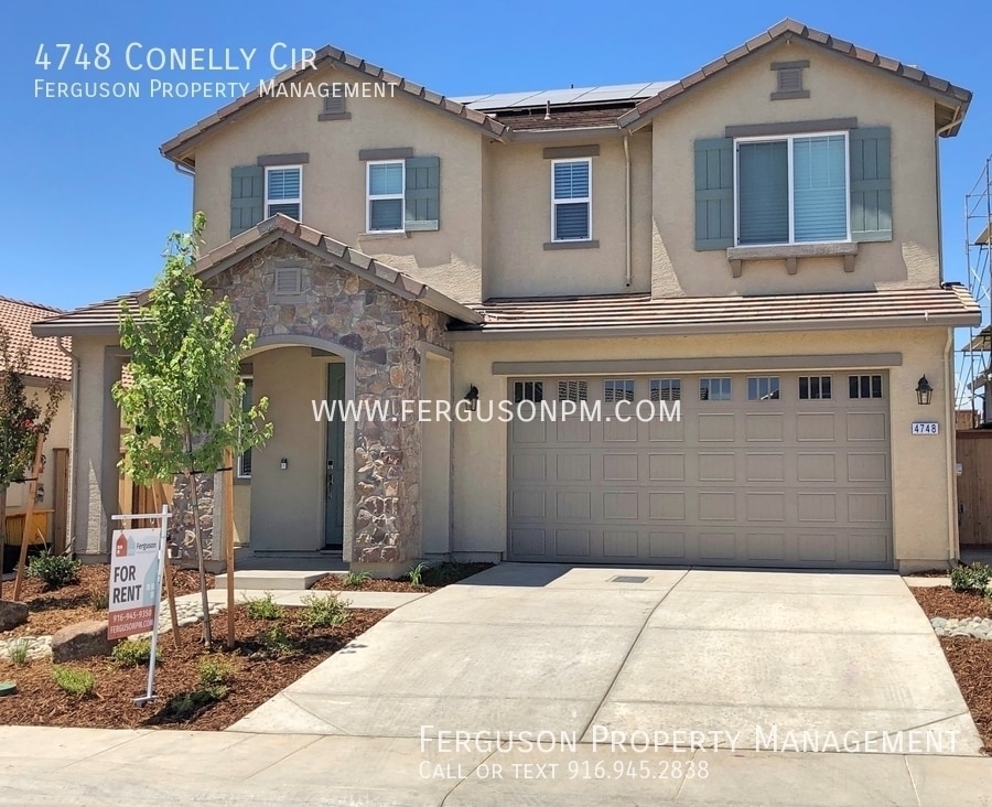 Like New Solar Home in Folsom Ranch! House Rental in Folsom, CA