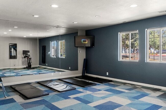 Yoga Studio with Echelon Mirror at Antero - Antero