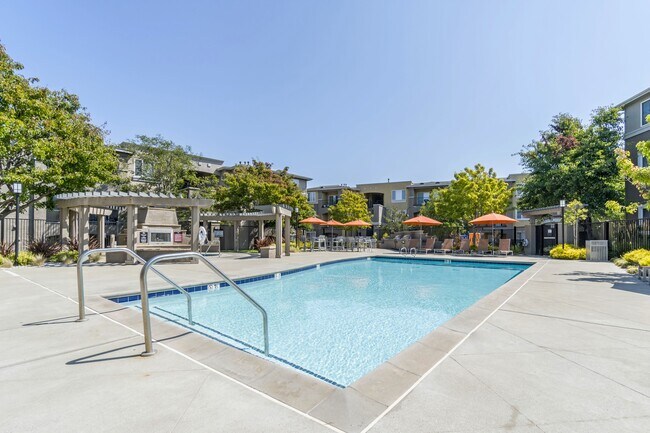 Haga que cada día se sienta como un día de resort en nuestra espectacular piscina. - The Tides