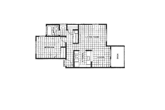 Plano de planta - East Bluff Apartments
