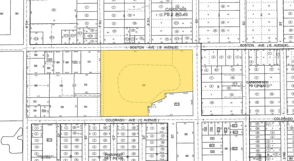 Mapa de la parcela - Oak Haven Apartments