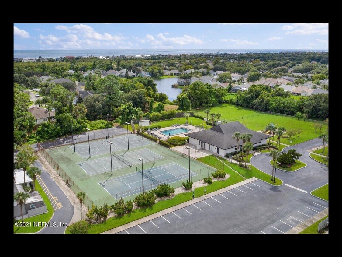 Tennis Court, Basketball Court, and One of Two Pools - 695 A1A N (Ponte Vedra Beach, FL)