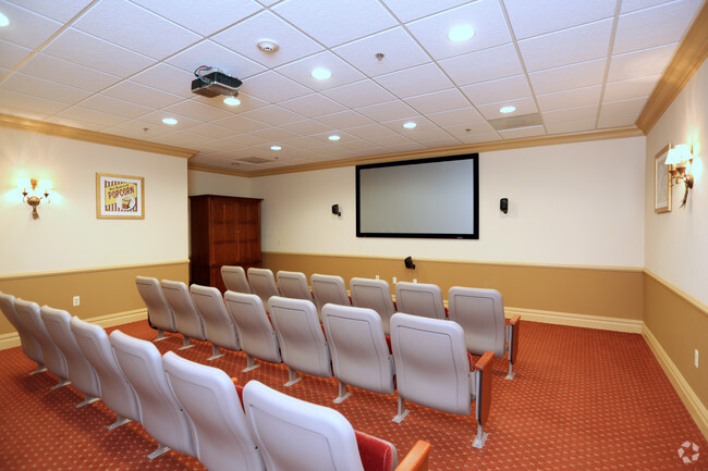 Clubhouse Theater Room - Horizons at the Village at Whitehall