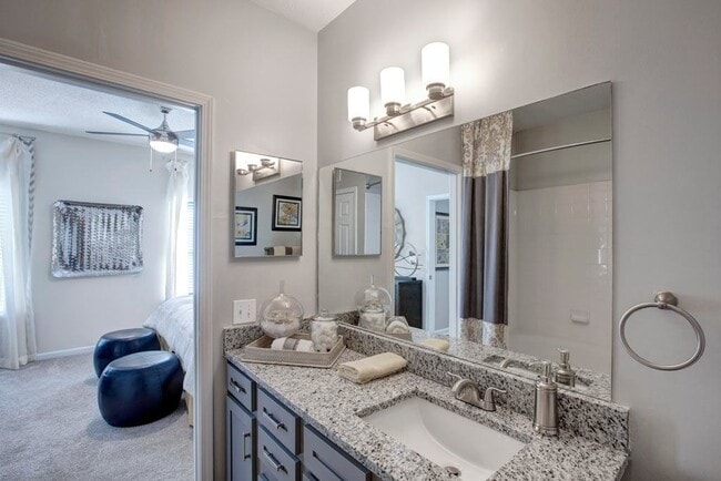 Primary Bathroom - The Glen at Alexander Apartments