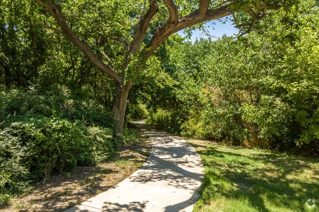Trinty Park is a great place to take a walk or ride a bike with family and friends.