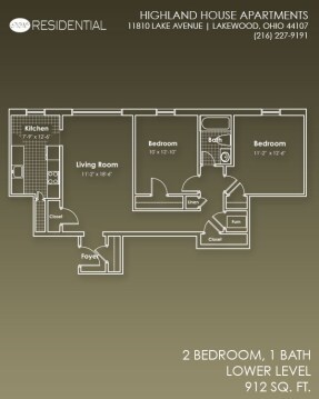AIY Lakewood Area Apartments – EH 1 BD Junior