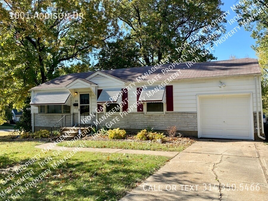 1001 Addison Dr, St. Louis, MO 63137 House Rental in St. Louis, MO