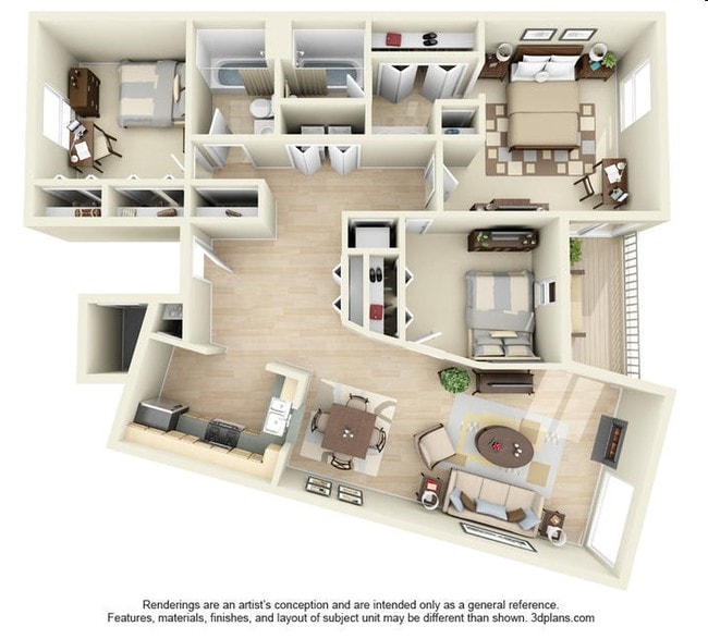 Floorplan - Ash Tree Townhomes