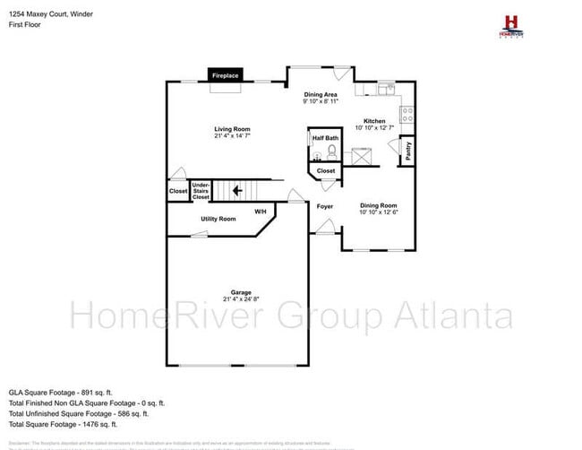 1254 Maxey Ct, Winder, GA 30680 House Rental in Winder, GA
