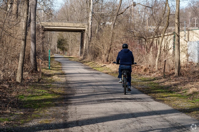The Robert G Struble Trail is a popular walking and cyclist route in Downingtown.