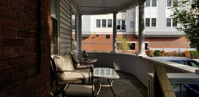 Front porch for Unit 1 - 37 W Water St