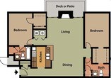 2BR 2BA MASTERSUITE
