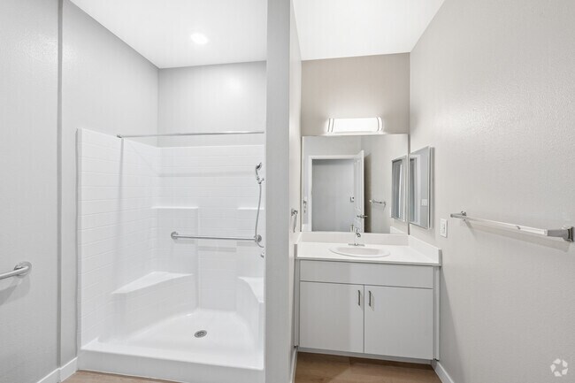 2 habitaciones, 1 baño - 850 pies cuadrados - Baño - McKnight Senior Village IV