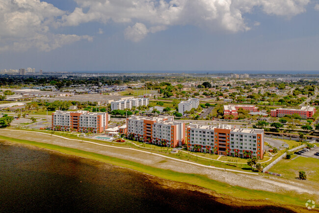 Aerial Photo - Village at Mangonia Lake