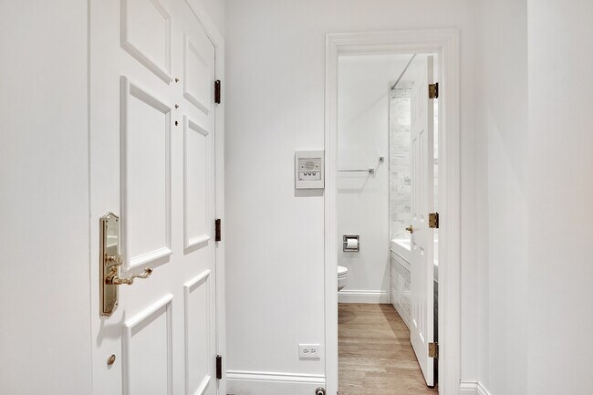 Looking into Foyer and Guest Bath - Facing N - 1228 N Dearborn St