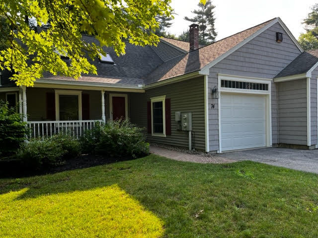Front entrance w/ attached garage - 74 Plymouth Grove Dr