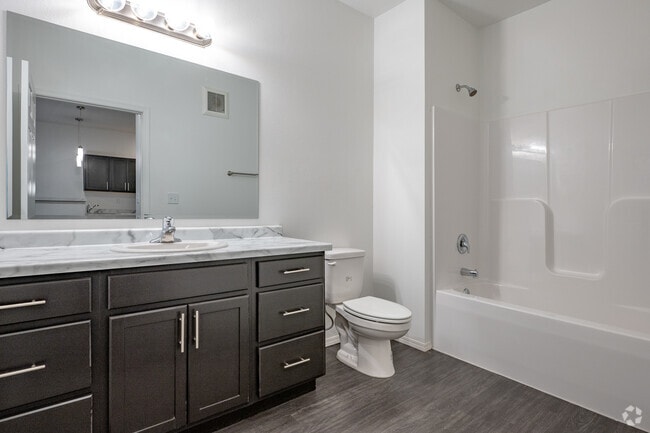 2BR, 2BA - 904SF - Secondary Bathroom - The Altitude Flats