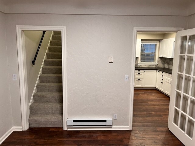 Kitchen into small living/ office space - 1416 Main St